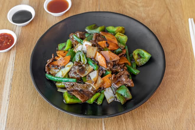 Beef in Black Bean Sauce 豆豉牛肉